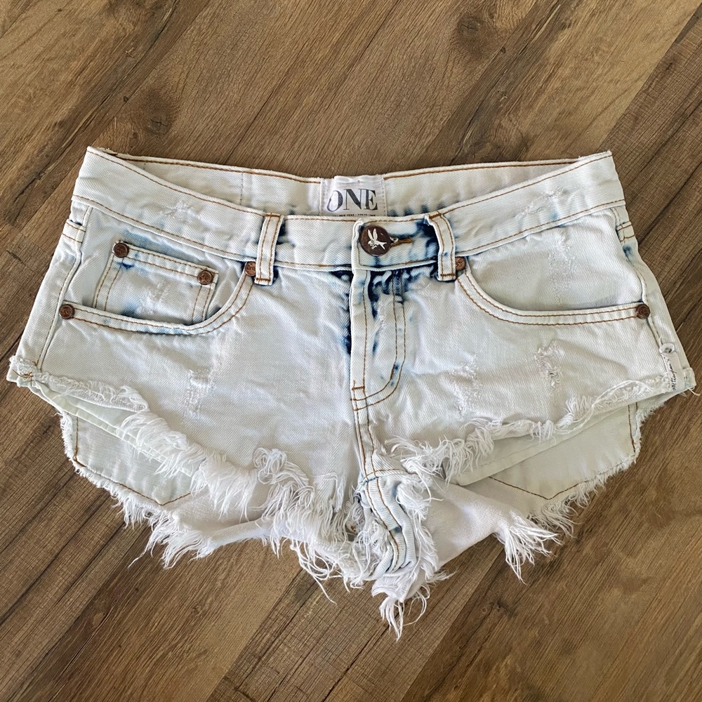 One Teaspoon Denim Shorts